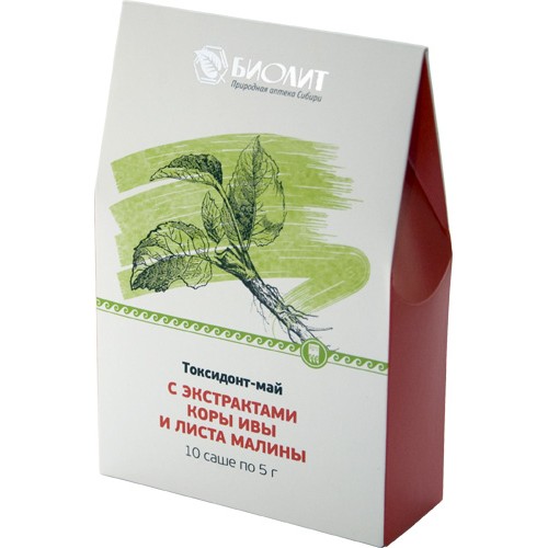 Купить Токсидонт-май с экстрактами коры ивы и листа малины  г. Домодедово  